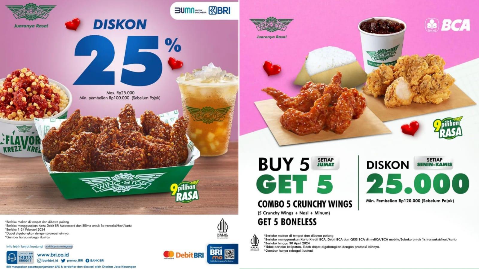 Sambut IMLEK dan Valentine, 4 Promo Wingstop Februari 2024, Dapatkan Sweet Flavor Box Rp 59 Ribuan