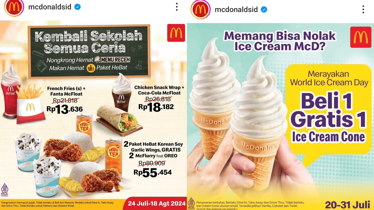 IRIT BANGET! Promo McD 24-31 Juli 2024, Dapatkan French Fries + Fanta McFloat Rp 13 Ribuan