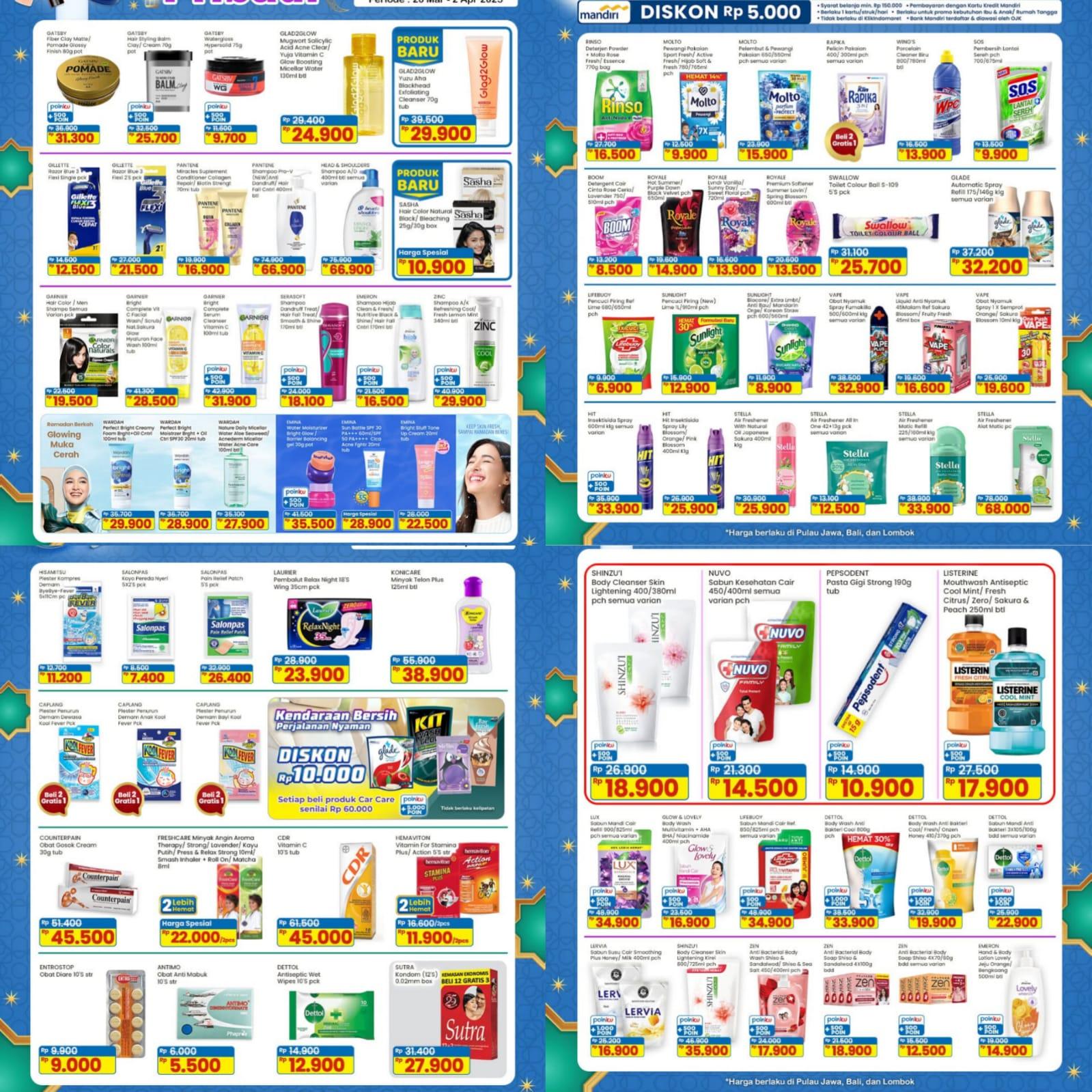PROMO Lebaran Indomaret 1-2 April 2025, Minyak Goreng Tropical Rp 39.500, Pocky Rp 6.900