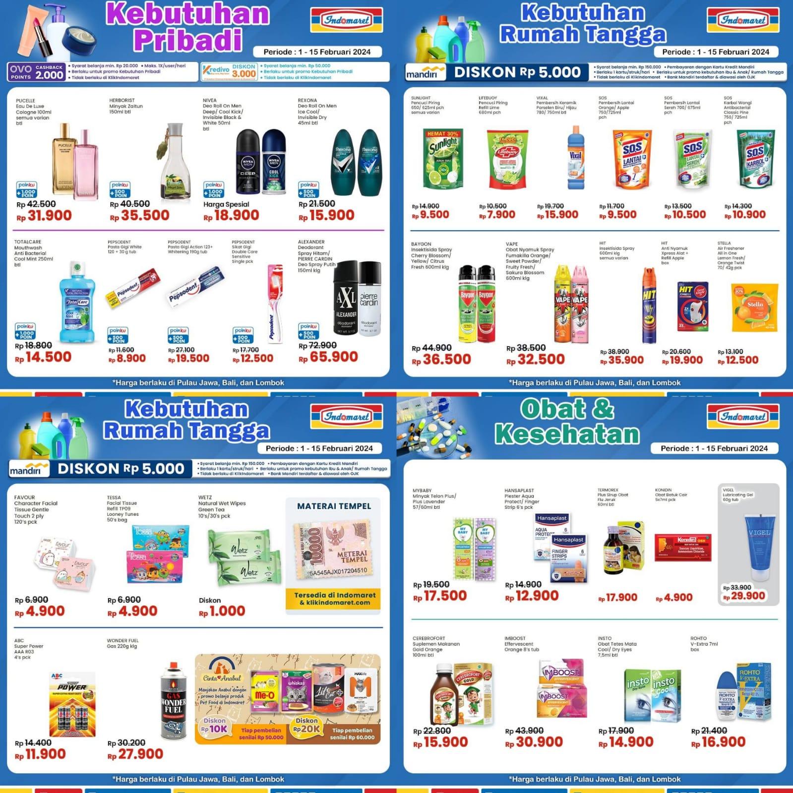 HEMAT! Promo Indomaret 12-15 Februari 2024, Garnier Men FF Rp 29.900, Minyak Goreng Filma Rp 33.700