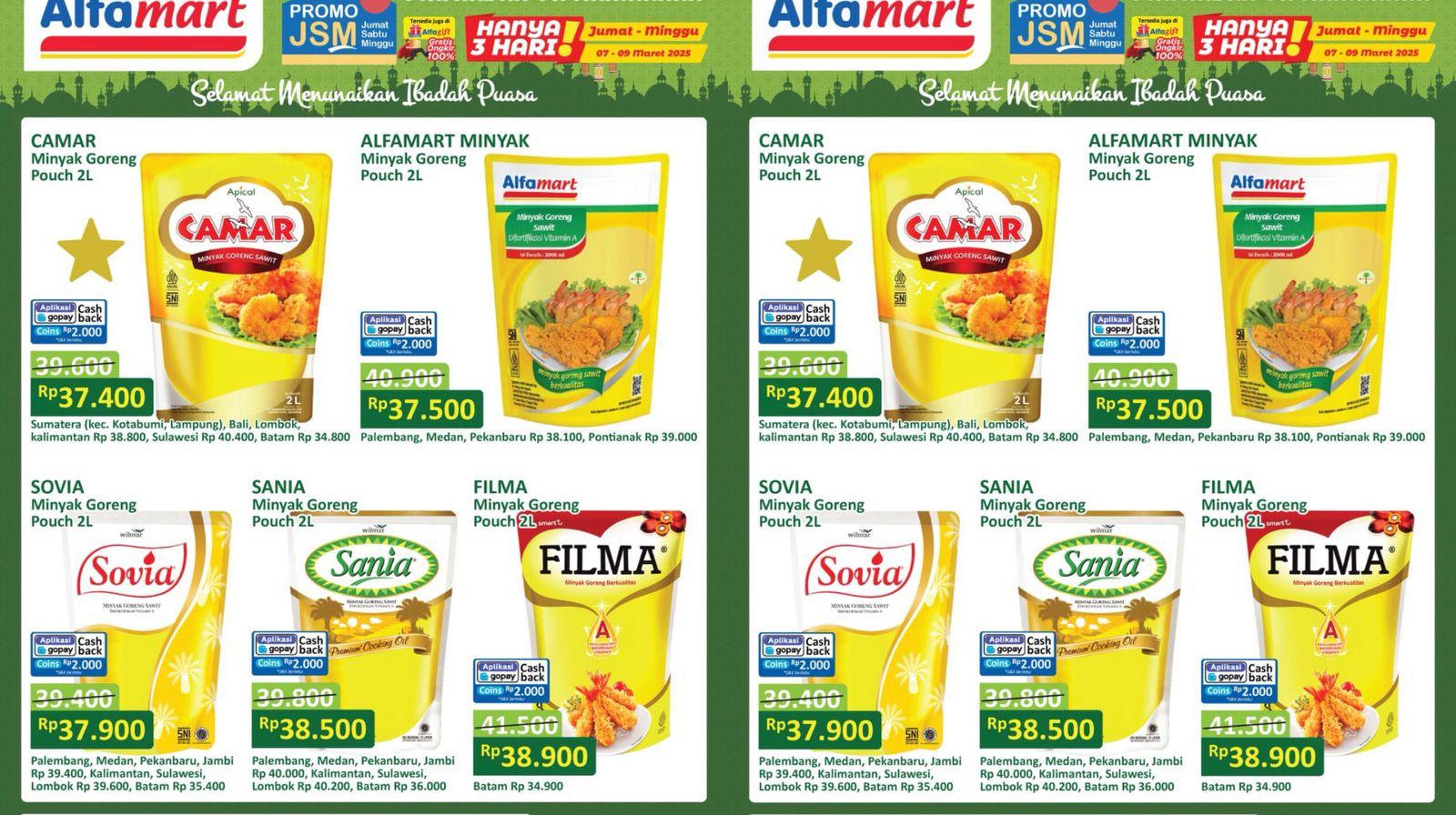 KATALOG PROMO ALFAMART - Promo Minyak Goreng Murah Alfamart Periode 7-9 Maret 2025