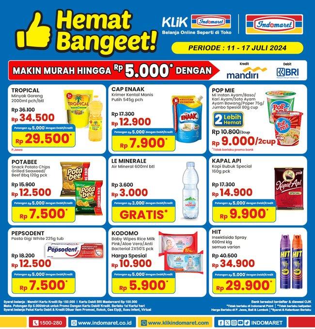 DISKON! Promo Indomaret 15-17 Juli 2024, Minyak Goreng Bimoli 2L Rp 35.900, Ponds Serum UV Rp 19.800