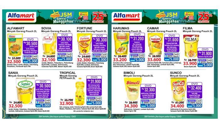 Katalog Promo Minyak Goreng di Alfamart 5-11 Maret 2024.