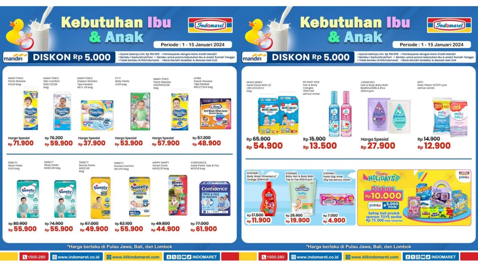 LEBIH HEMAT Promo Indomaret 3-4 Januari 2024, Minyak Goreng Sania Rp 33.300, ABC Sambal Rp 12.900