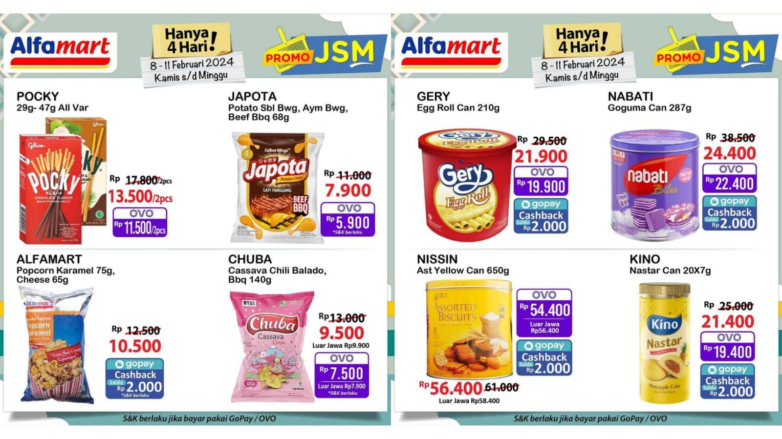EKONOMIS! Promo JSM Alfamart 9-11 Februari 2024, Minyak Goreng Bimoli Rp 33.700, ABC Sambal Rp11.900