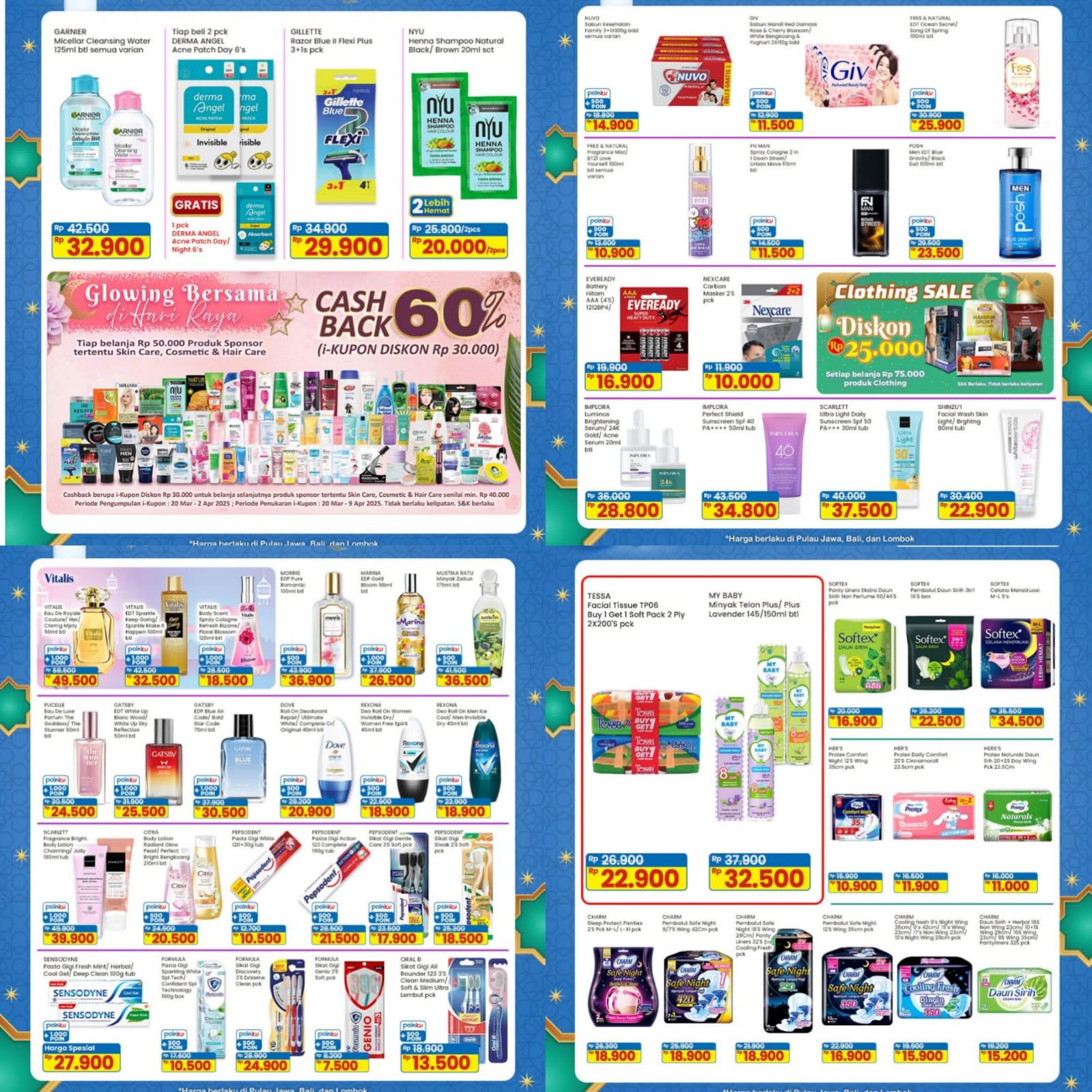 PROMO Lebaran Indomaret 1-2 April 2025, Minyak Goreng Tropical Rp 39.500, Pocky Rp 6.900