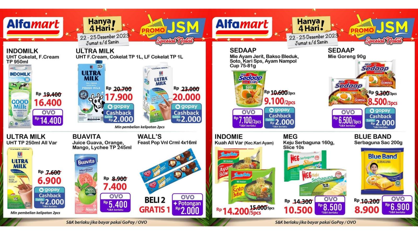 Jelang NATAL, Promo JSM Alfamart Hari Ini 24 Desember 2023, Minyak Goreng Sovia 2L Rp 33.100