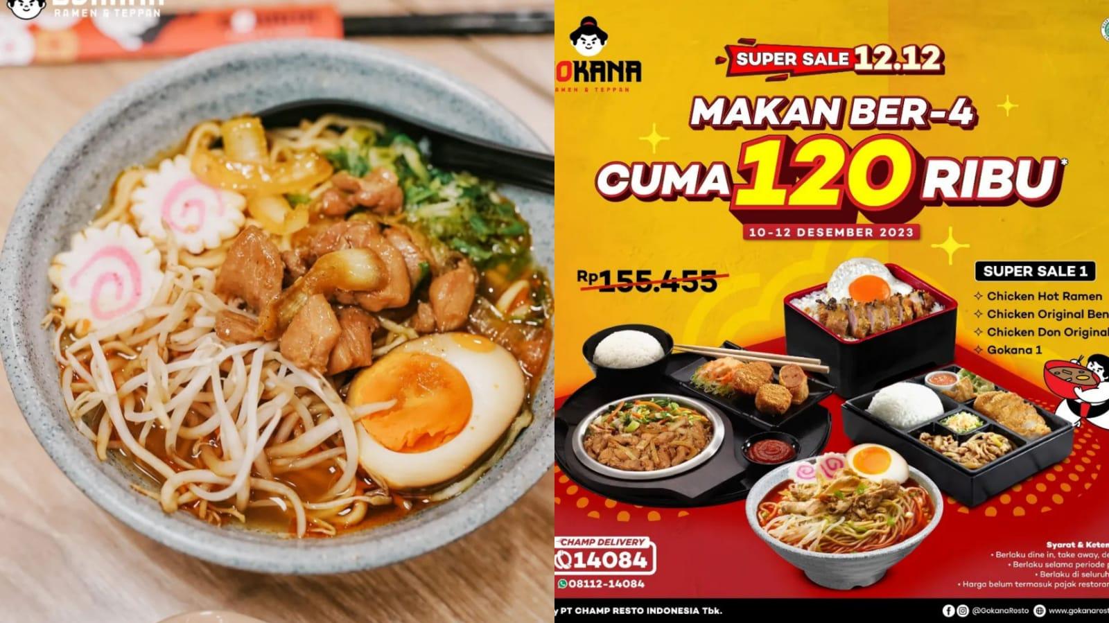NEW! Promo Gokana 10-12 Desember 2023, Nikmati Egg Roll Hingga Spicy Chicken Hanya 12 Ribu