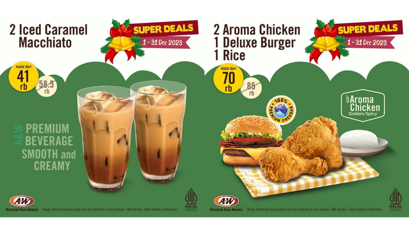 PASTI HEMAT! Promo AW Restoran Desember 2023, Nikmati 8 Chicken Chunks Rp 36.500, 3 Sundae Rp 27.500