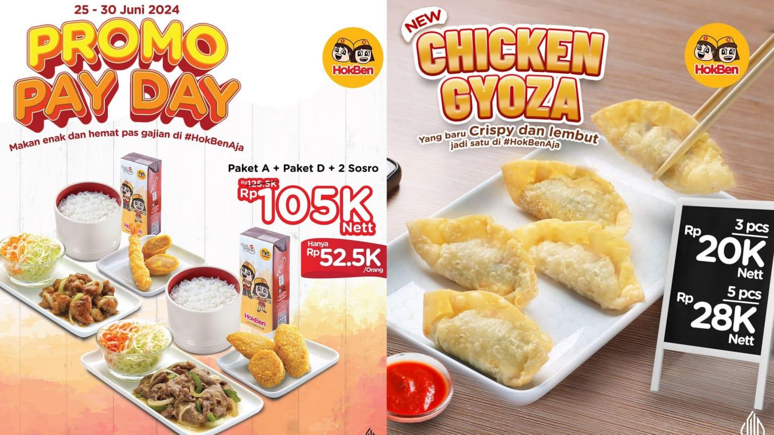 PASTI HEMAT! Promo HokBen 26-30 Juni 2024, Dapatkan Paket A + D + 2 Tehbotol Sosro Rp 105 Ribuan