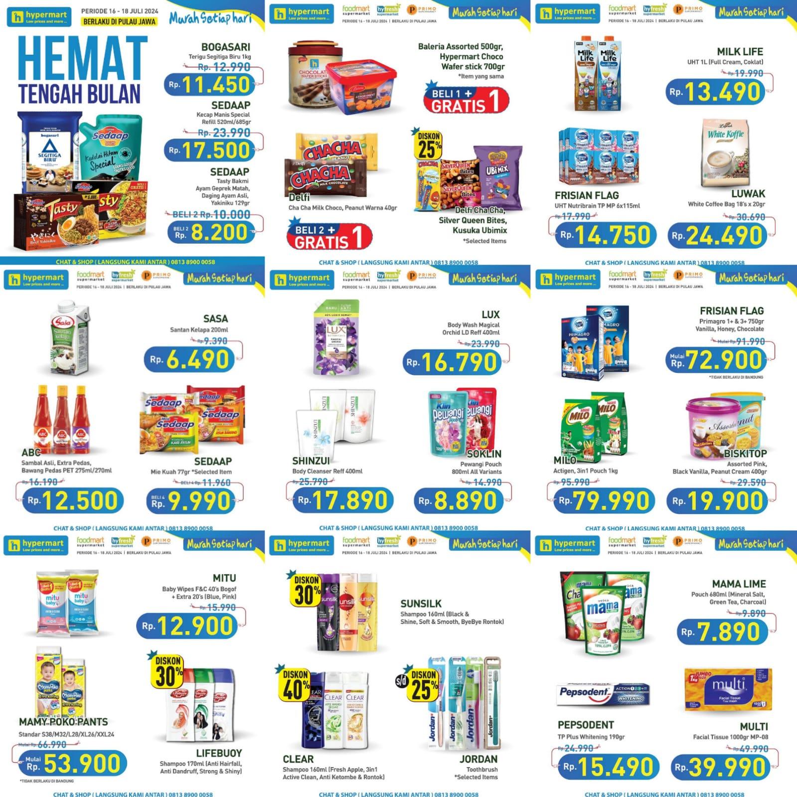 PROMO Hypermart Hari Ini 18 Juli 2024, Minyak Goreng Bimoli Rp 31.900, Milk Life UHT Rp 13.490
