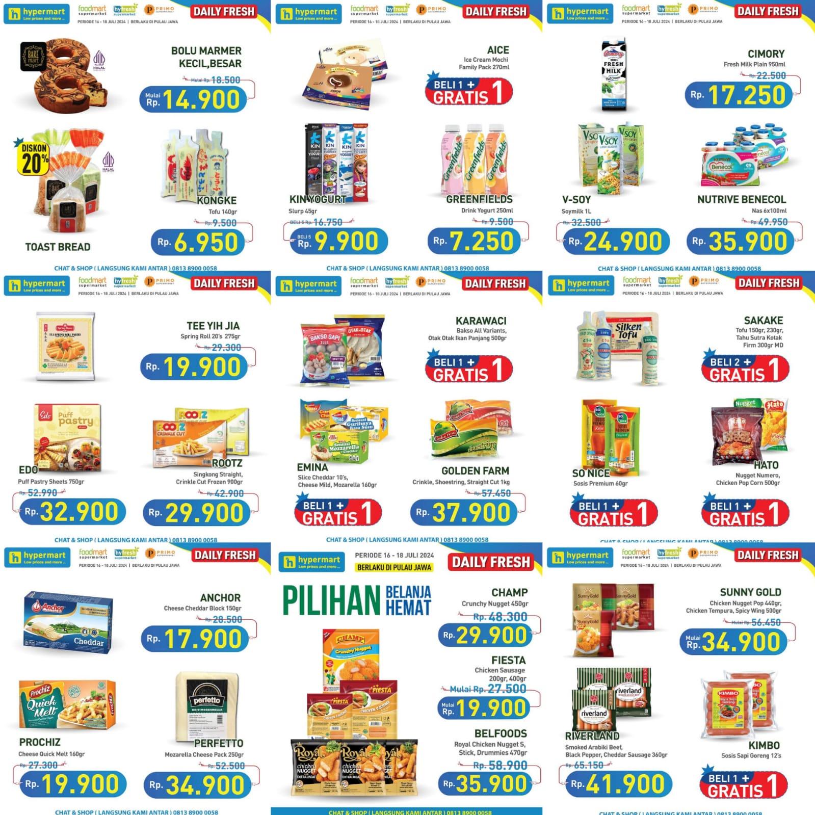 PROMO Hypermart Hari Ini 18 Juli 2024, Minyak Goreng Bimoli Rp 31.900, Milk Life UHT Rp 13.490
