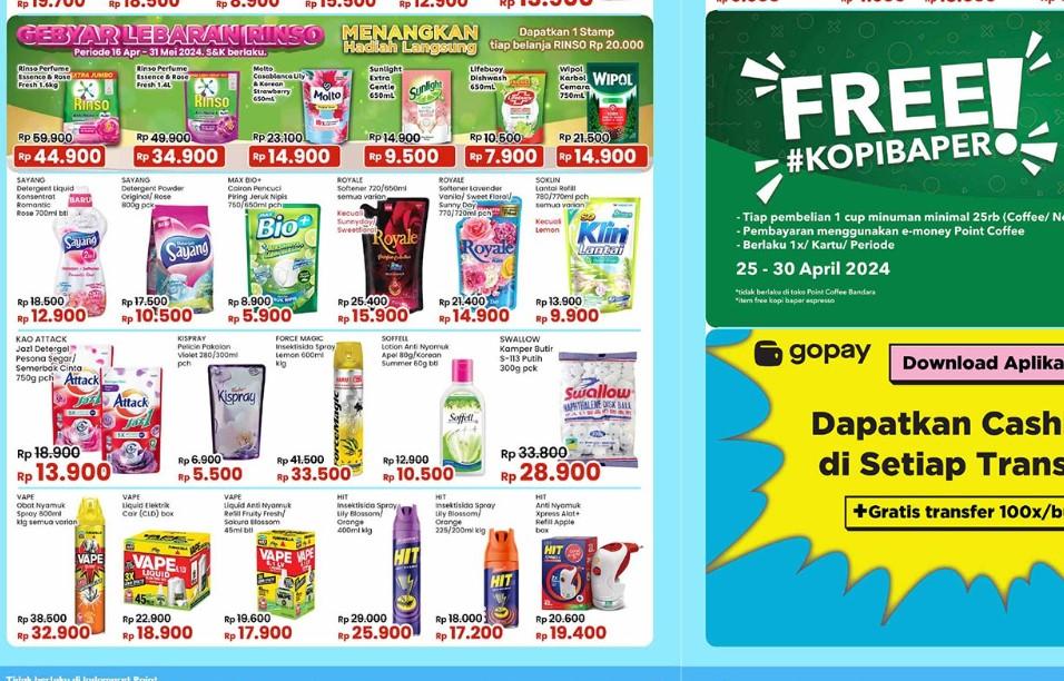 DISKON BESAR! Promo Indomaret 23-25 April 2024, Minyak Goreng Tropical 2L Rp 33.700