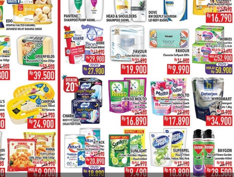 PROMO JSM Hypermart Besok 11 Februari 2024 DISKON Berlipat: Tisu Rol Rp19.900 Molto Rp17 Ribuan