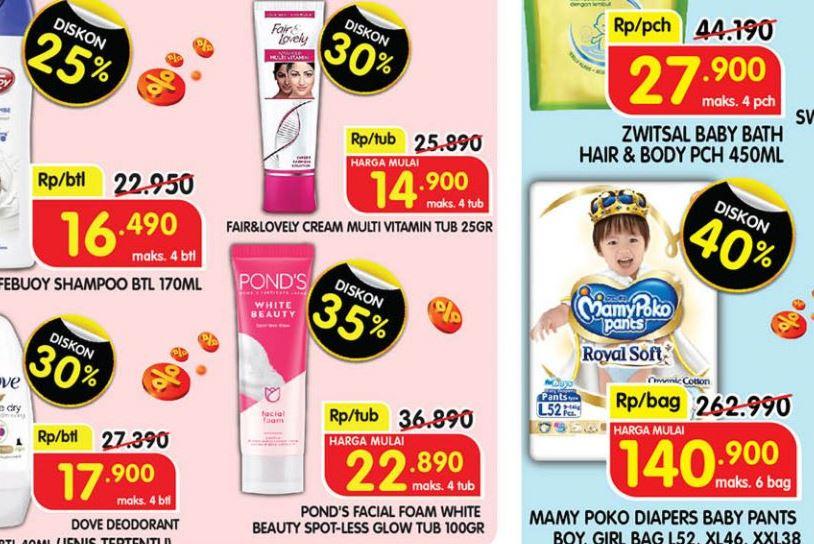PROMO JSM Superindo Terbaru 3 September 2023: Dapatkan Ponds FF Rp22.890 Pampers Diskon 40 Persen