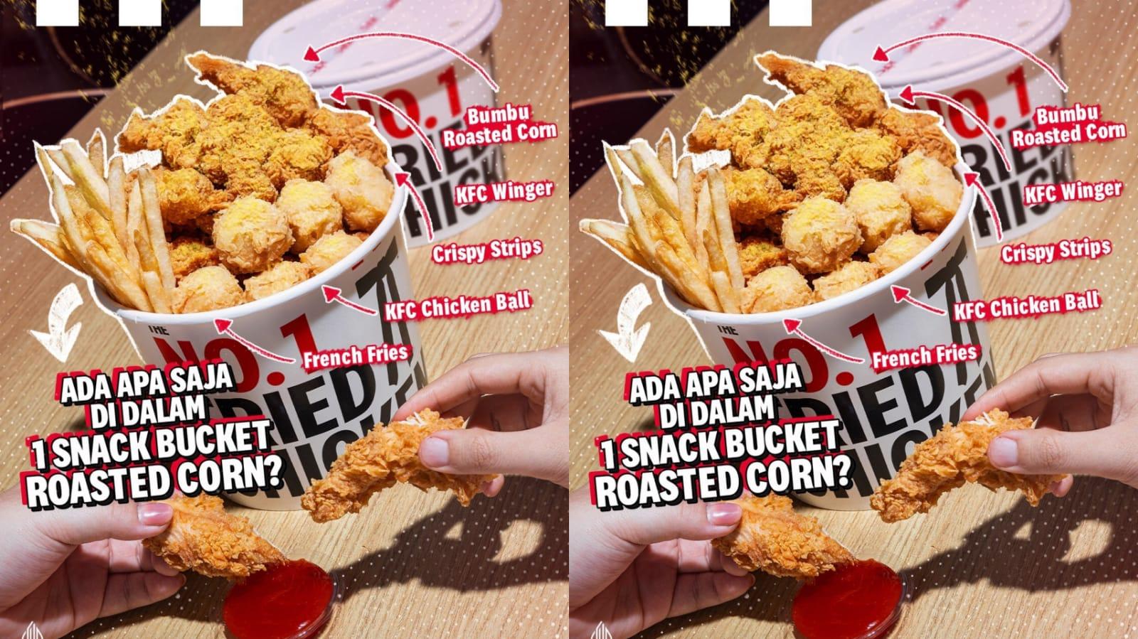 Snack Bucket Roasted Corn Hanya 66 Ribu