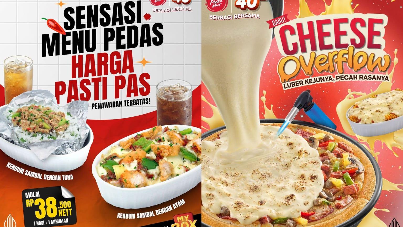HARGA TERJANGKAU, Promo Pizza Hut 16-30 Juni 2024, Nikmati Cheese Overflow Pasta Rp 73 Ribu