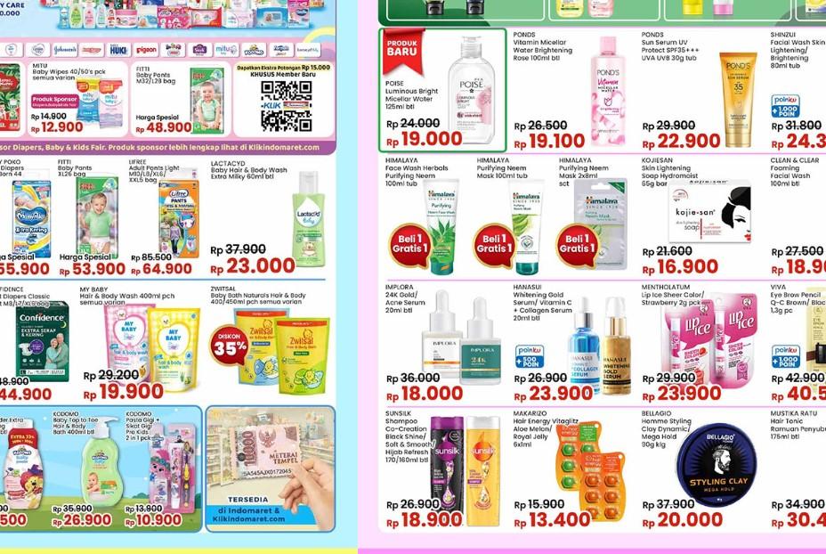 PROMO Weekdays di Indomaret 23-25 April 2024 Belanja Diskon Besar: Lip Ice Rp23.900 Popok Rp44.900