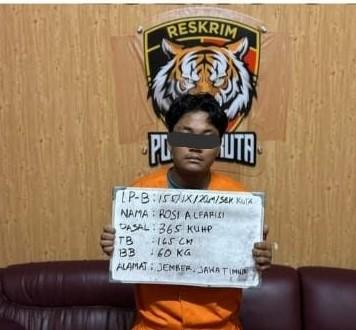 Pelaku Curas, Rosi Alfarisi  - Bingung Tak Punya Uang, Rosi Nekat Maling Sepeda Motor, Modusnya Minta Tolong