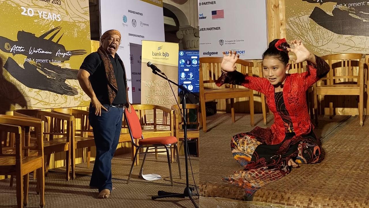 Pembacaan sajak oleh Iman Soleh dan Jessica Purboyo