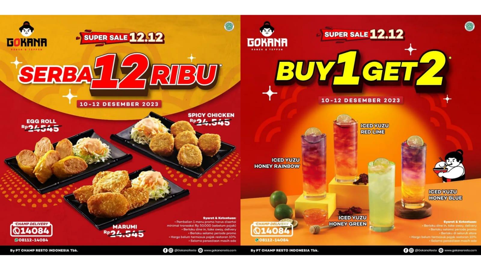 NEW! Promo Gokana 10-12 Desember 2023, Nikmati Egg Roll Hingga Spicy Chicken Hanya 12 Ribu