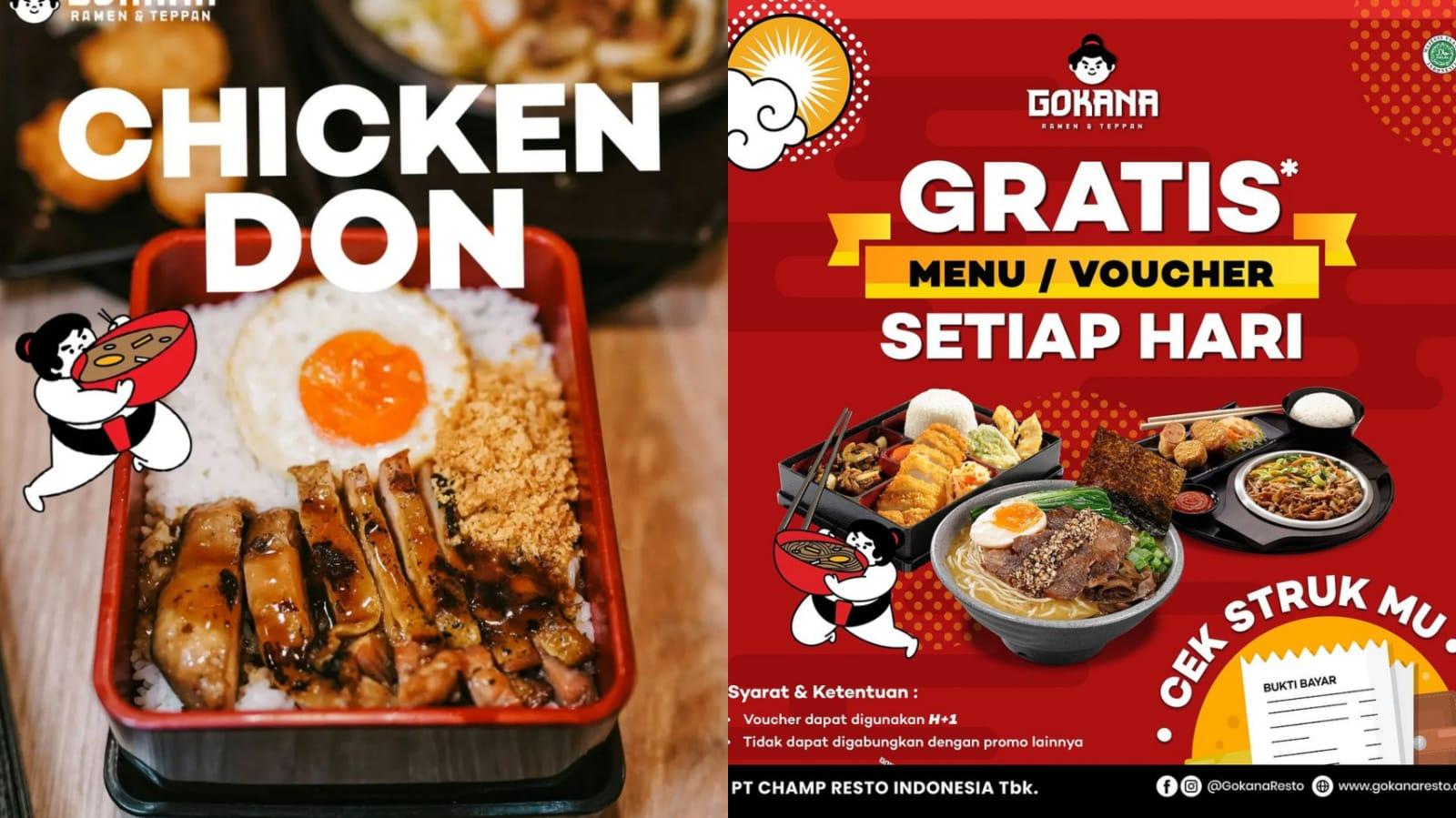UNTUNG! Promo Gokana Hari Ini 7 Desember 2023, Beli 2 Paket Spesial Gratis 1 Porsi Karaage