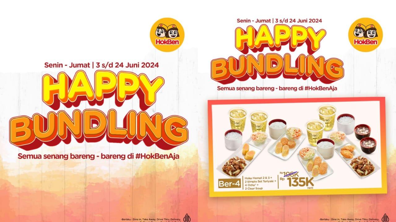 DISKON BESAR! Promo HokBen 10-14 Juni 2024, Dapatkan Paket Happy Bundling Ber-2 Hanya Rp 90 Ribuan