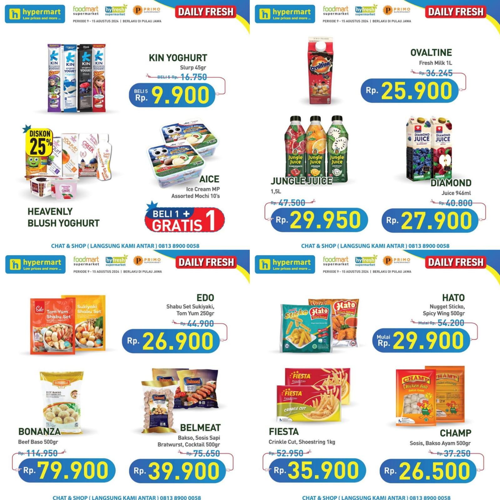 Promo Hypermart 11-15 Agustus 2024, Kusuka Kripik Singkong Rp 9.900, ZINC Shampoo Rp 14.990