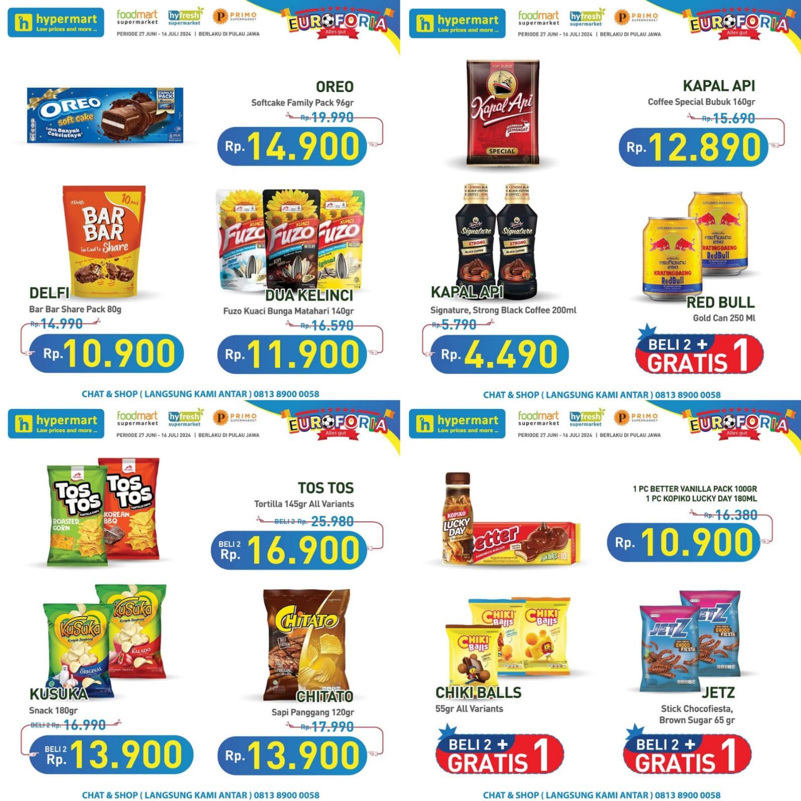 PROMO Hypermart Hari Ini 8 Juli 2024, Oreo Soft Cake Family Pack Rp 14.900, ABC Coffee Rp 29.990