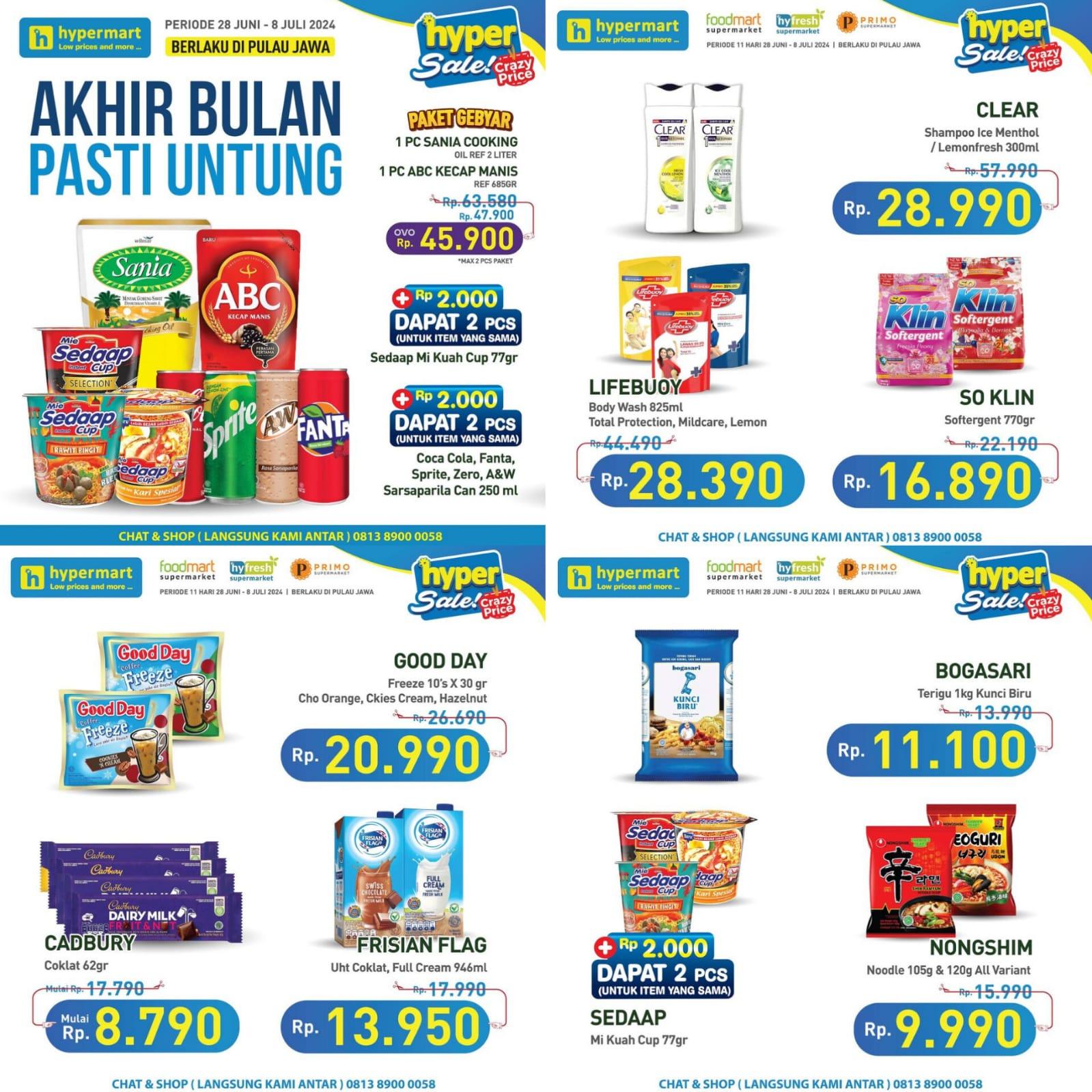 LEBIH IRIT! Promo Hypermart 1-8 Juli 2024, ABC Coffee Susu Rp 29.990, Good Day Mocacinno Rp 37.990