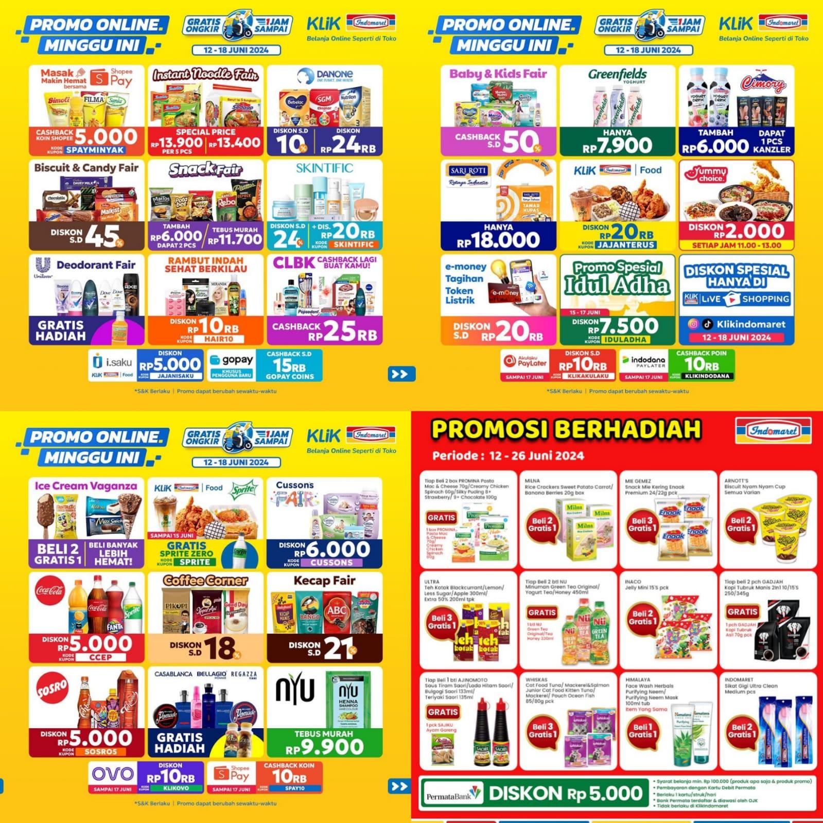 SAMBUT Idul Adha! Promo Indomaret 16-19 Juni 2024, Hydro Coco Rp 7.900, MAMA Lemon Rp 7.900