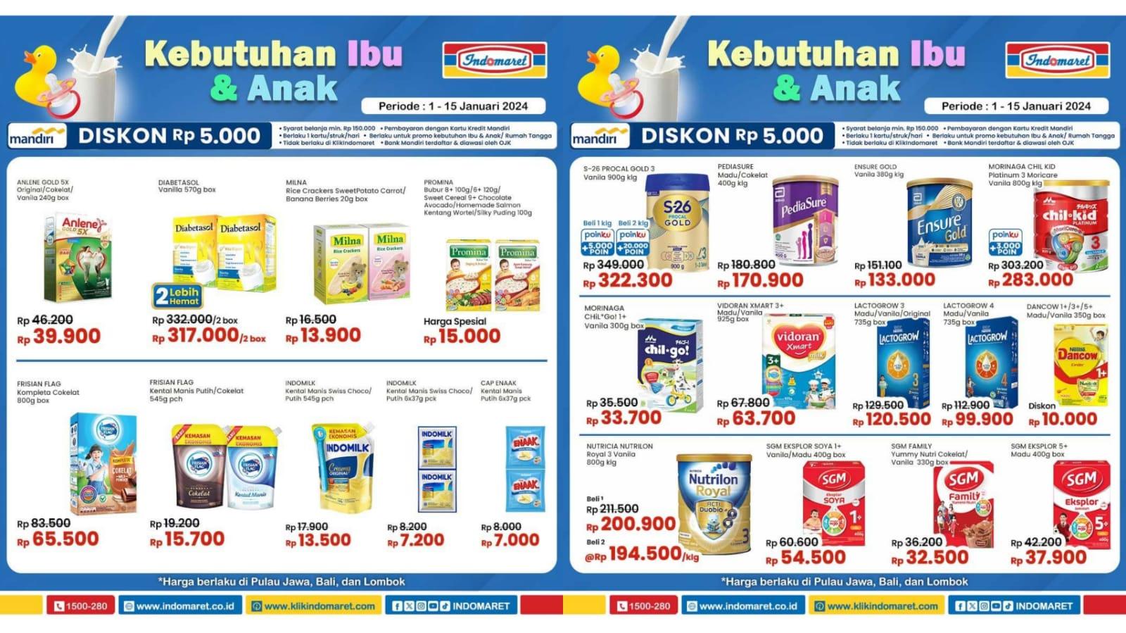 LEBIH HEMAT Promo Indomaret 3-4 Januari 2024, Minyak Goreng Sania Rp 33.300, ABC Sambal Rp 12.900