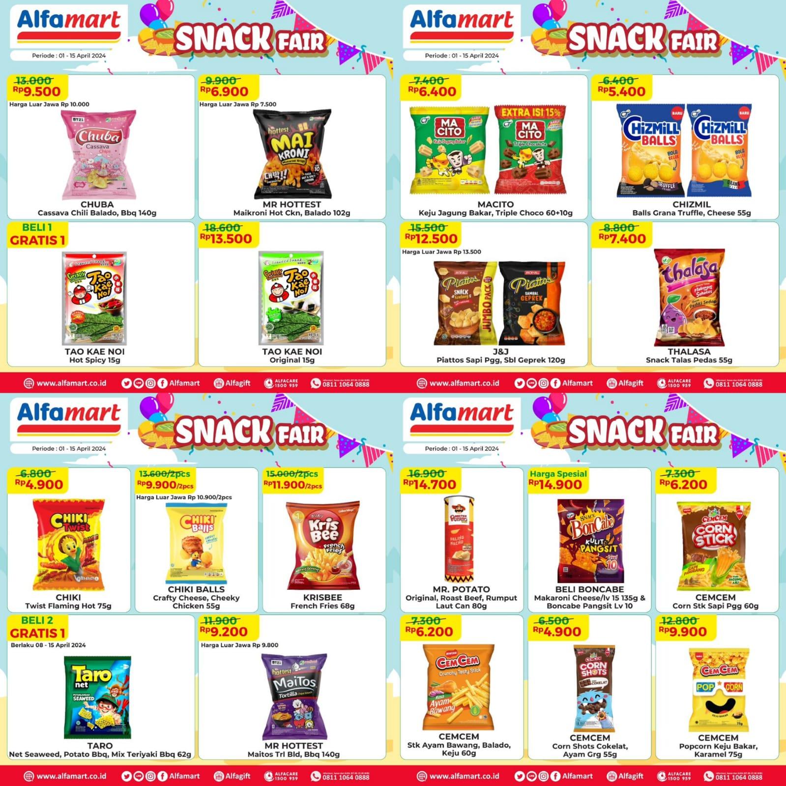 DISKON Lebaran! Promo JSM Alfamart 12-14 April 2024, Marjan Sirup Rp 21.400, Tango Kaleng Rp 21.500