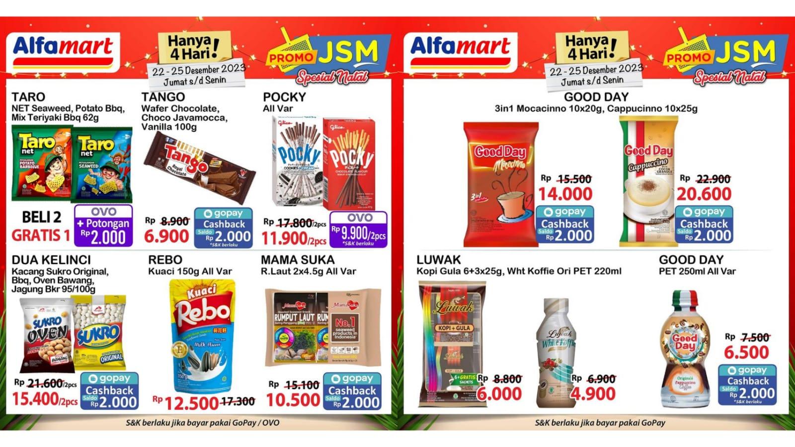 Jelang NATAL, Promo JSM Alfamart Hari Ini 24 Desember 2023, Minyak Goreng Sovia 2L Rp 33.100