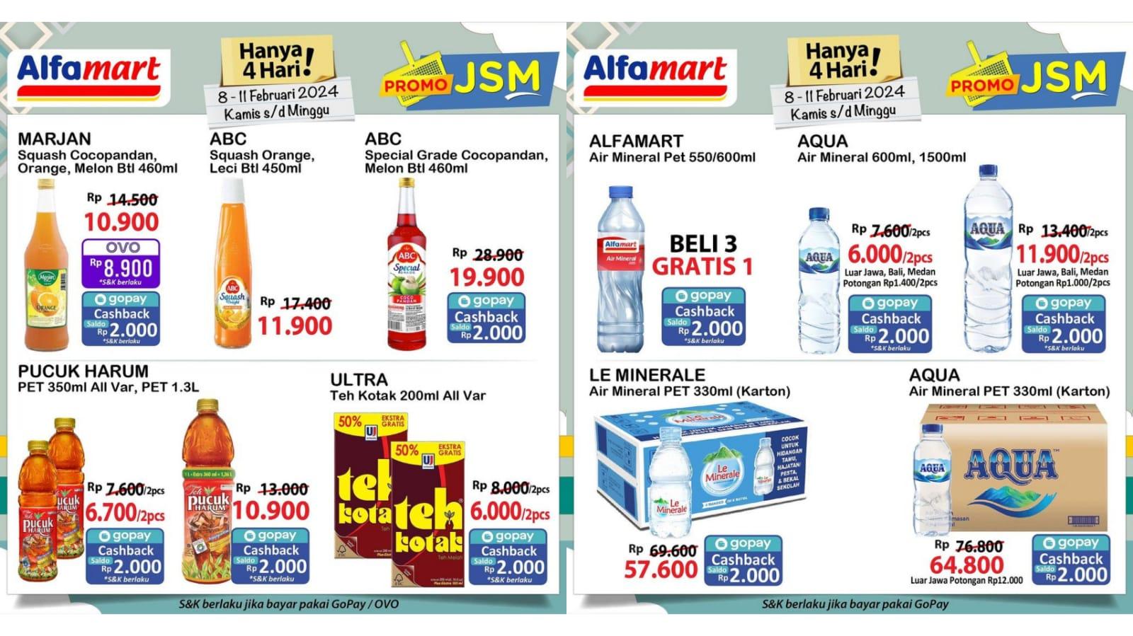 EKONOMIS! Promo JSM Alfamart 9-11 Februari 2024, Minyak Goreng Bimoli Rp 33.700, ABC Sambal Rp11.900