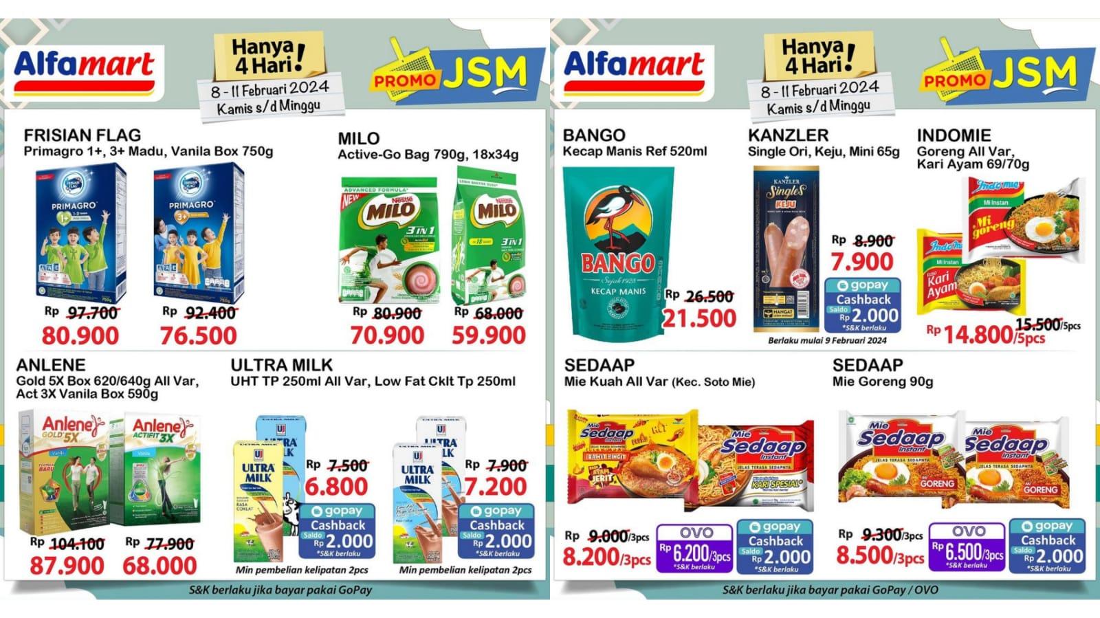 EKONOMIS! Promo JSM Alfamart 9-11 Februari 2024, Minyak Goreng Bimoli Rp 33.700, ABC Sambal Rp11.900