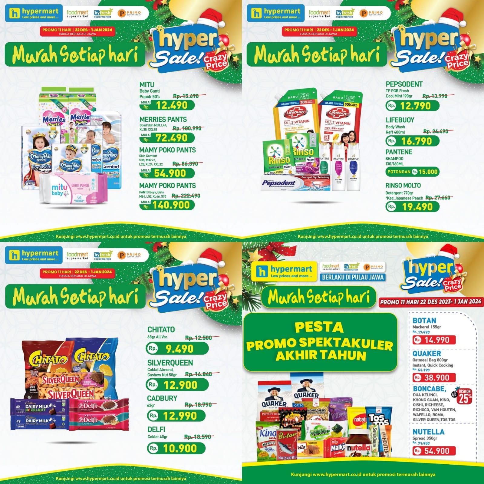 Sambut NATAL! Promo JSM Hypermart 22-24 Desember 2023, Minyak Goreng Filma Rp 31.490