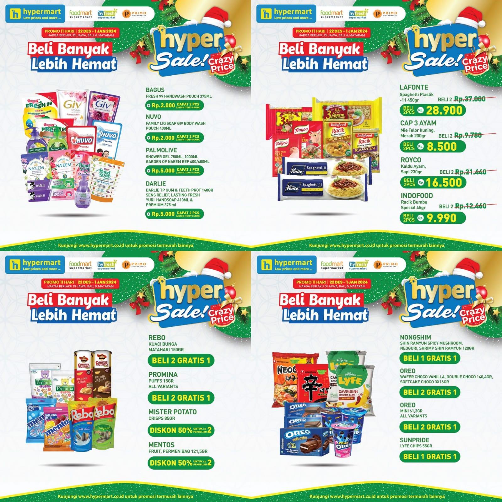 Sambut NATAL! Promo JSM Hypermart 22-24 Desember 2023, Minyak Goreng Filma Rp 31.490