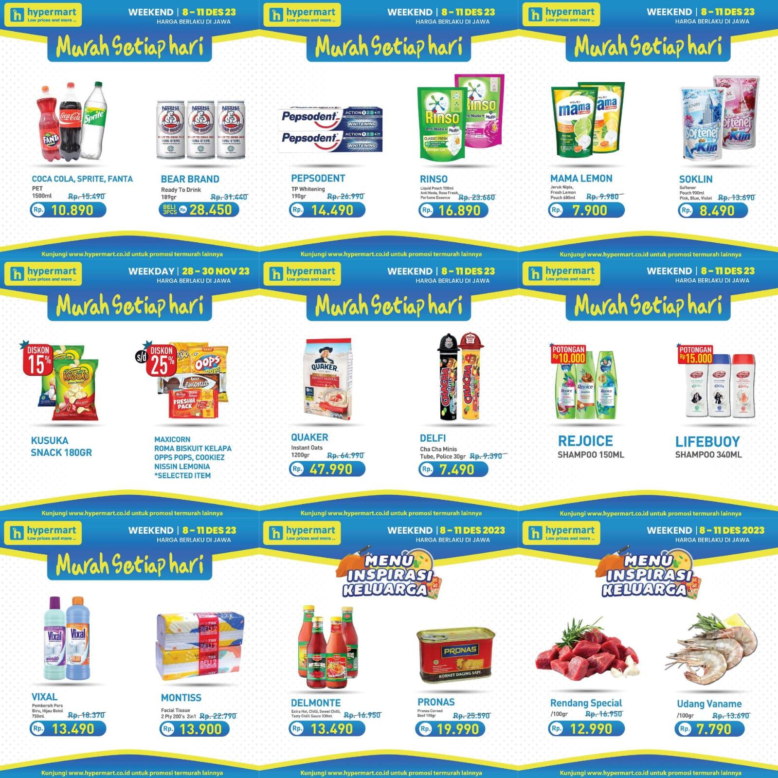 Promo JSM Hypermart 8-10 Desember 2023, Minyak Goreng Bimoli 2L Rp 31.500, Oishi Popcorn Rp 14.490