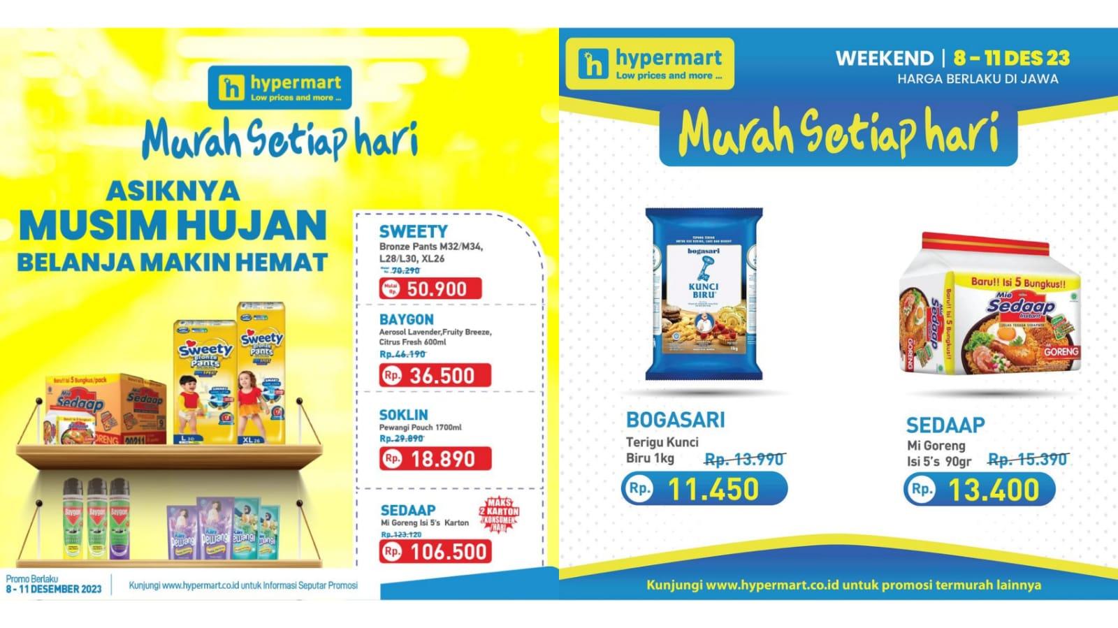 Promo JSM Hypermart 8-10 Desember 2023, Minyak Goreng Bimoli 2L Rp 31.500, Oishi Popcorn Rp 14.490