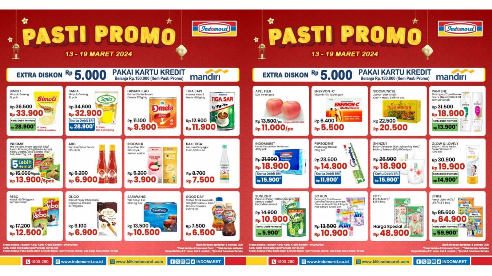 Promo JSM Indomaret Besok 17 Maret 2024, Dapatkan Minyak Goreng Sania 2L Rp 32.900 Saat Ramadhan