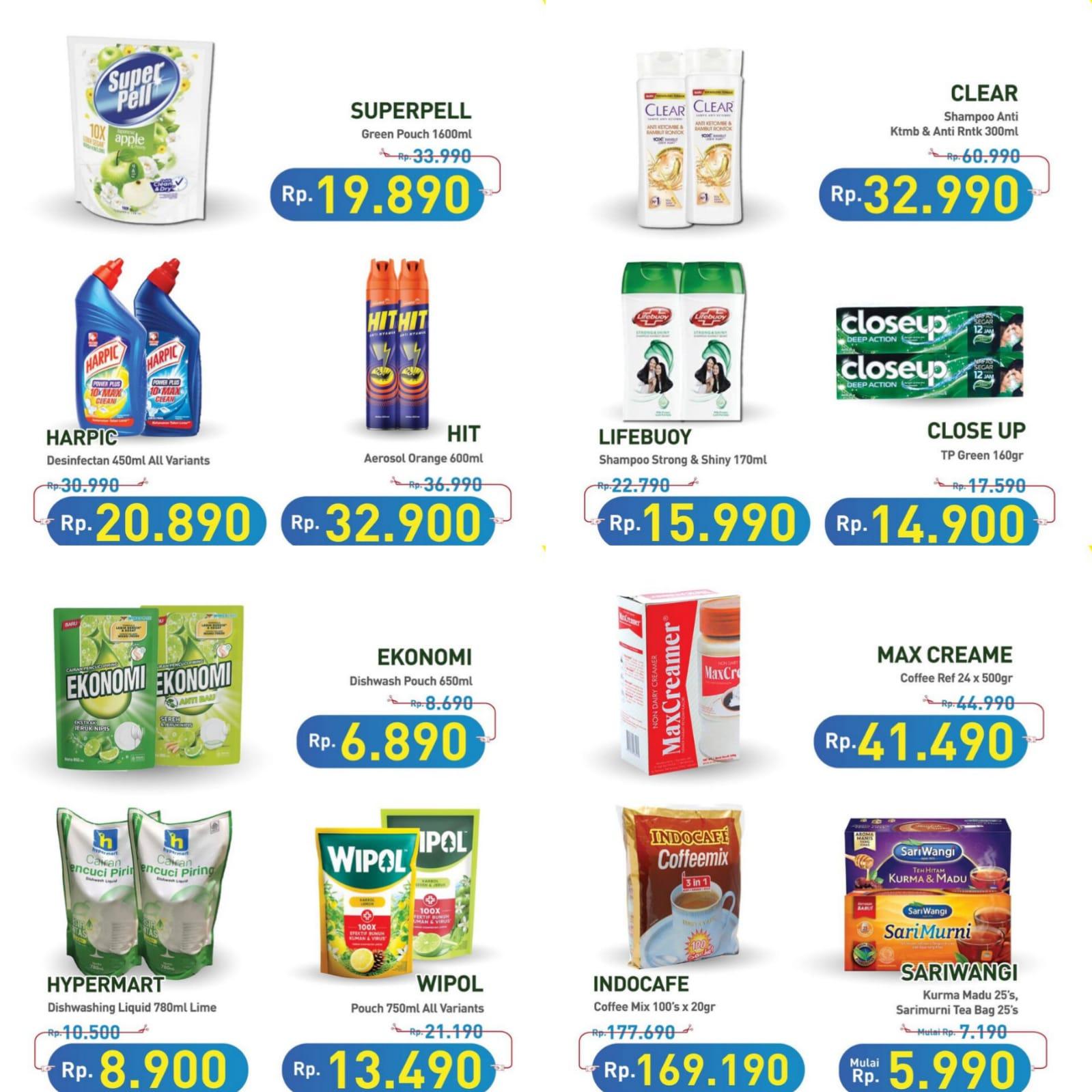 Promo Meriah Hypermart 1-3 Oktober 2024, Fiesta Rp 39.500, Cimory Drink Yogurt Rp 6.750