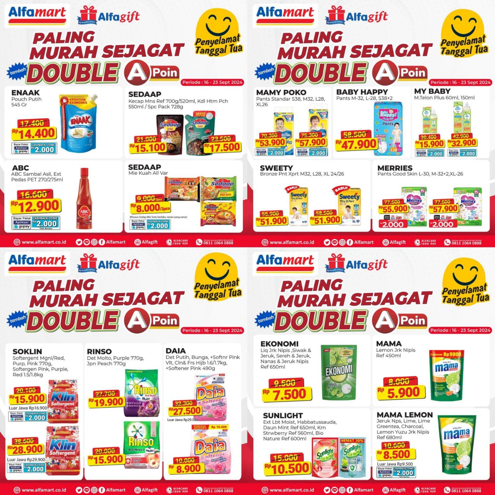 Promo Besar Alfamart 22-23 September 2024, ABC Sambal Asli Rp 12.900, Merries Pants Rp 55.900