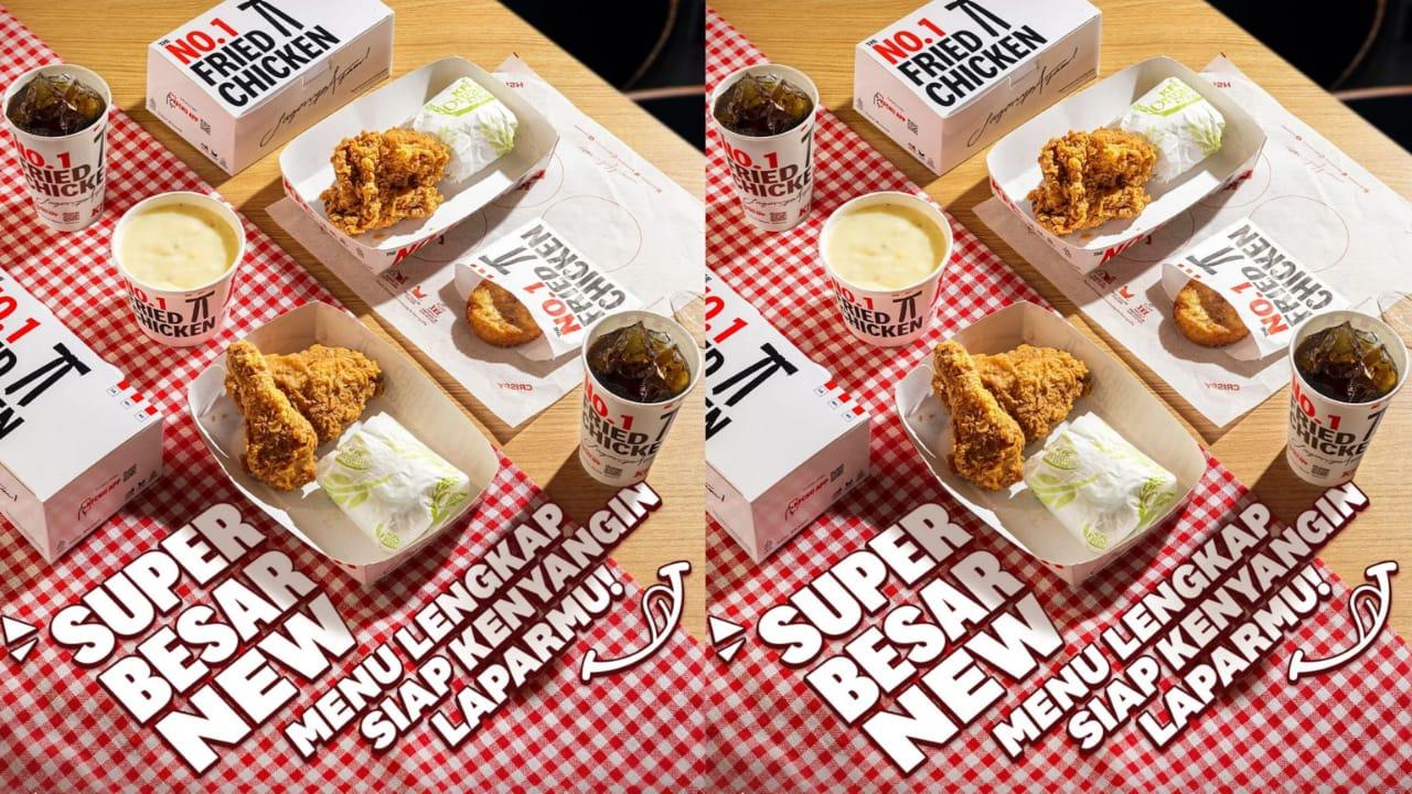 Promo SUPER KFC 9-30 September 2024, 1 Chicken + 1 Rice + 1 Soft Drink + Perkedel Rp 39 Ribuan