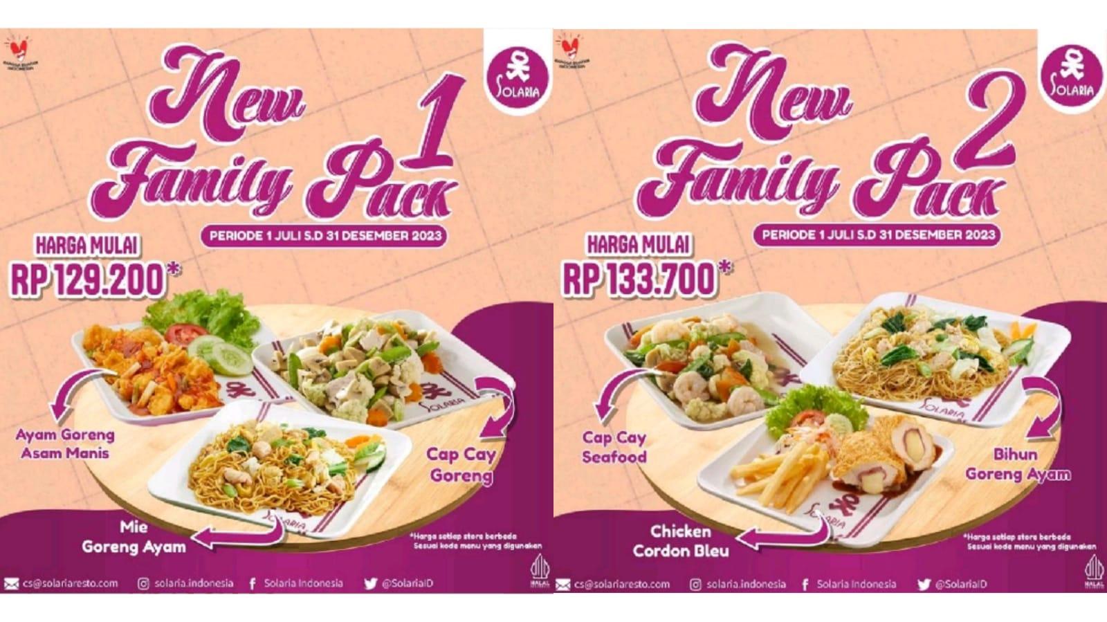 SPESIAL! Promo Solaria Desember 2023, Dapatkan Paket New Familly Mulai Dari Rp 129 Ribuan