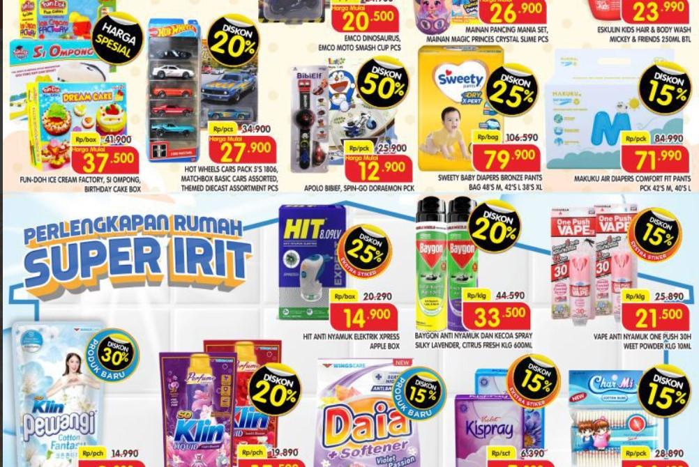 Promo Superindo 16-18 April 2024, 365 Bathroom Tissue 10 Roll Rp 26.900, Indomilk Susu UHT Rp 13.900