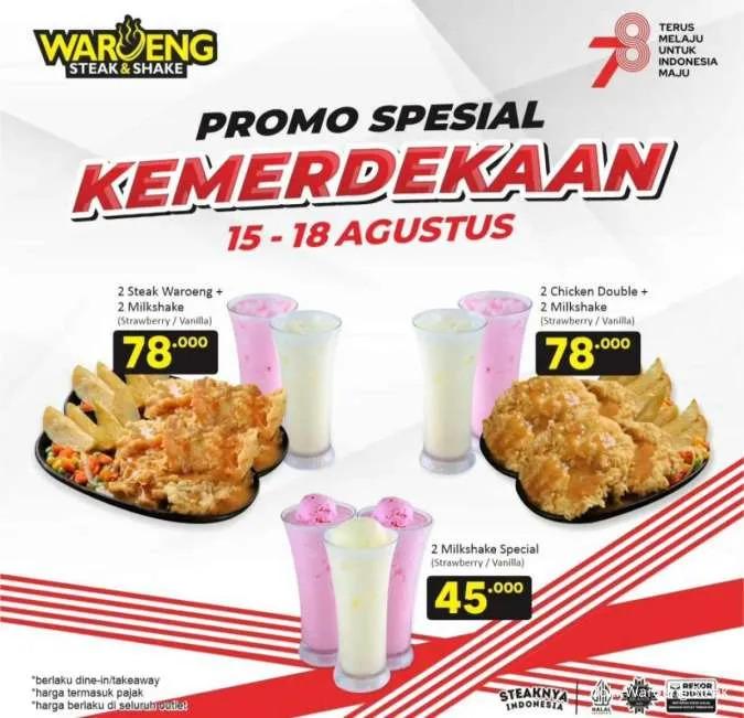 HEMAT! Promo Waroeng Steak 16-18 Agustus 2023, Nikmati Paket Spesial Kemerdekaan Rp 45.000