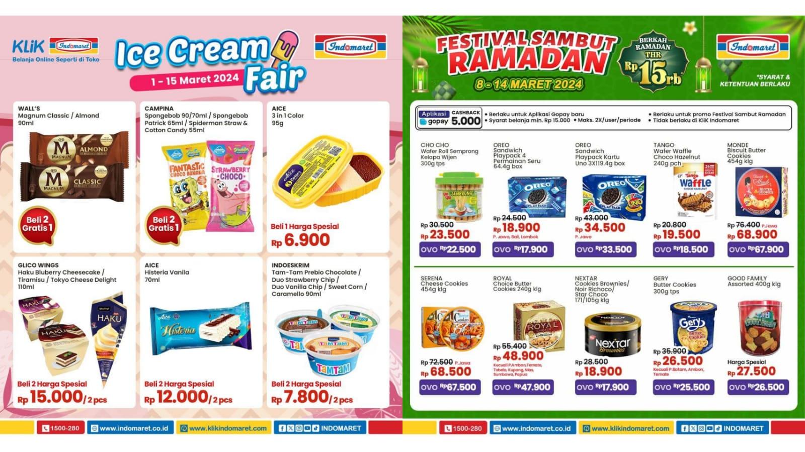 PROMO Indomaret Hari Ini 14 Maret 2024, Minyak Goreng Bimoli 2L Rp33.900, Purbasari Glof FF Rp15.000