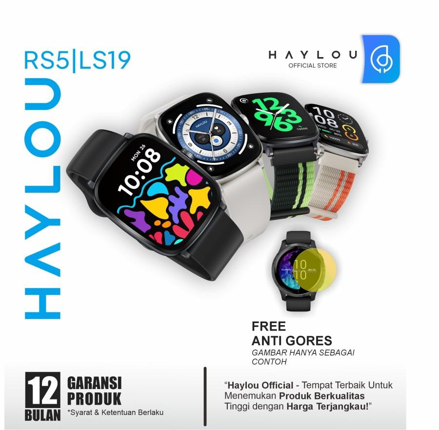 Haylou RS5 Smartwatch Hadir dengan Display AMOLED 2.01’