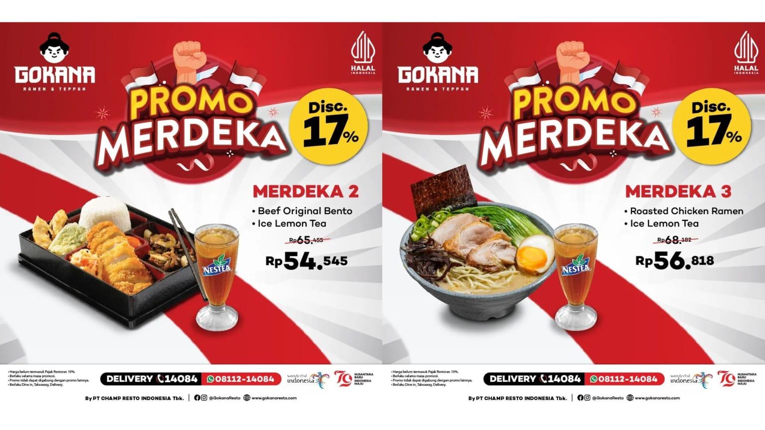 SAMBUT Hari Kemerdekaan, Promo Gokana 12-31 Agustus 2024, Paket Merdeka Mulai Rp 49 Ribuan
